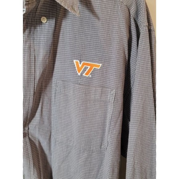 Men XL Virginia Tech Embroidered Long Sleeve Butto - Picture 3 of 6